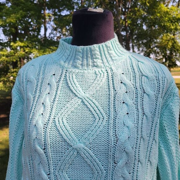 Hasting & Smith Women's Sweater Pullover Knitted Solid Color Basic Casual Chunky - Picture 4 of 12